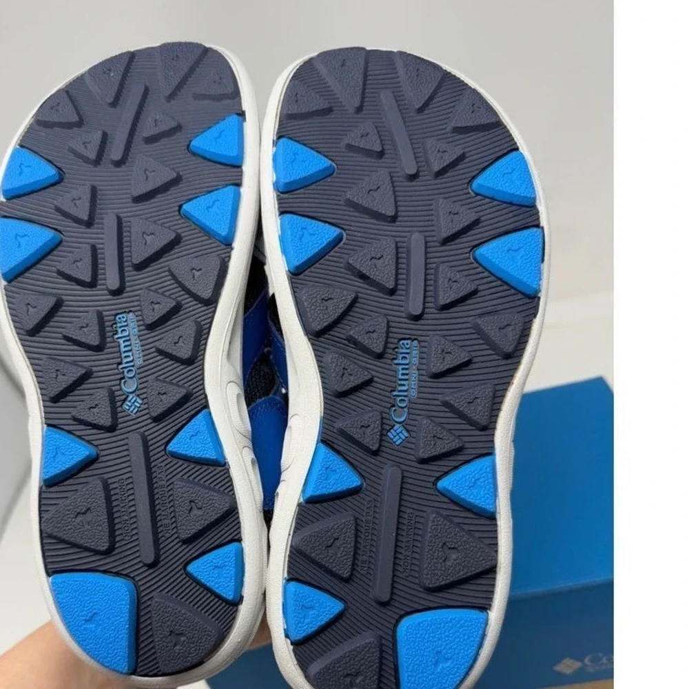 Columbia Kid's Youth Techsun Wave Sandal Shark Blue Sz 4 Regular US Big Kid